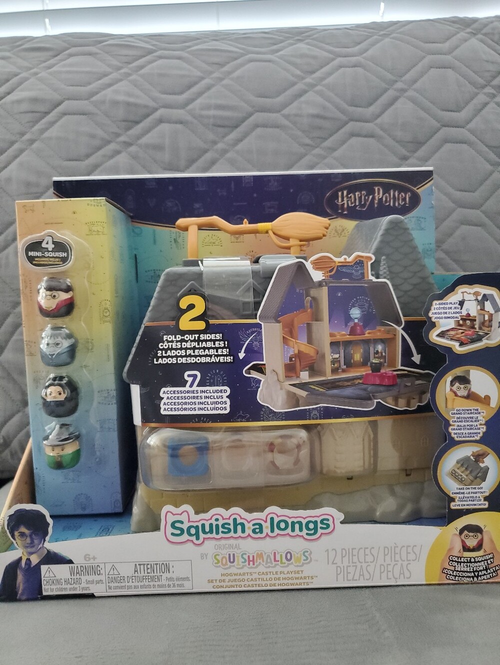 Squishmallows Harry Potter Squish-a-longs Hogwarts Castle Playset